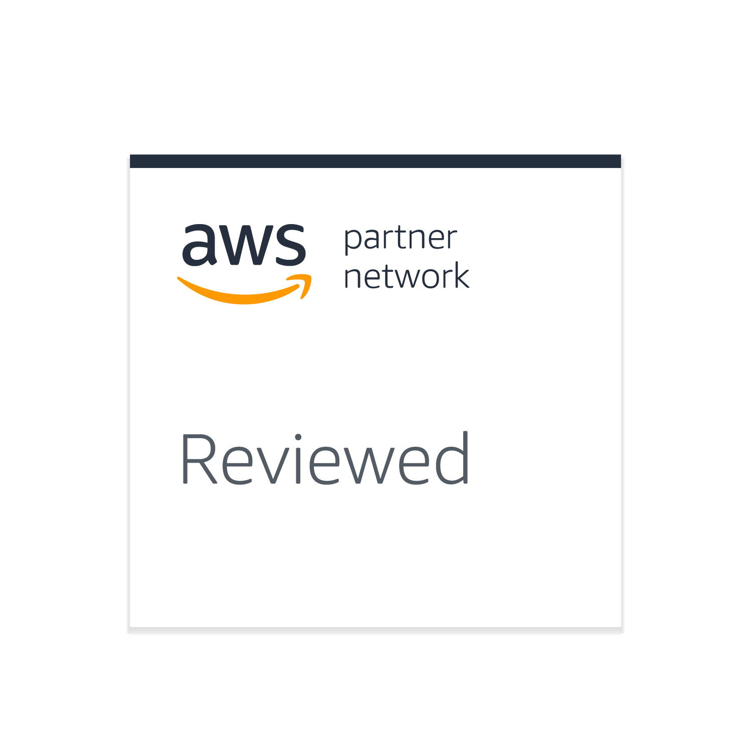 Reviewed by AWS Partner Network logo